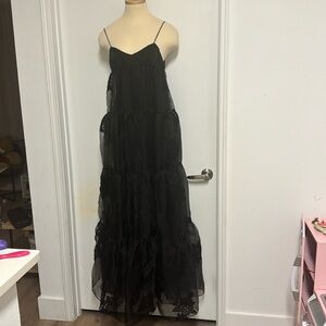 Free People Black Maxi Dress